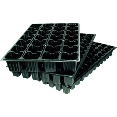 Imagen de Flower 90063 Bandeja semilleros, 1 unidad, 28 cavidades cada una, color negro