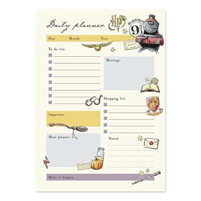 Imagen de Grupo Erik Bloc de notas escritorio Harry Potter A5 Material escolar y Papeleria oficina Producto con licencia oficial