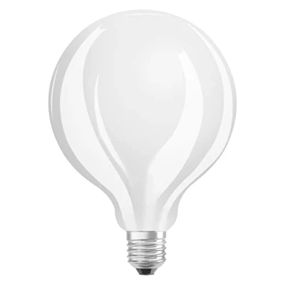 Imagen de OSRAM LED Star GLOBE125, lámpara de filamento mate en forma globo con 125mm diámetro, E27, blanco cálido (2700K), 2452 lúmenes, reemplazo para bombillas convencionales 150W, paquete 1