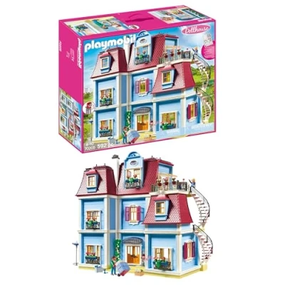 Imagen de PLAYMOBIL Dollhouse 70205 Casa de Muñecas, con Timbre Real, A partir 4 años