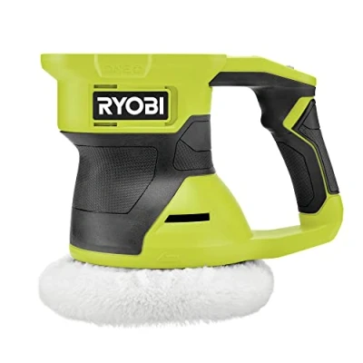 Imagen de RYOBI Pulidora 18V ONE+ Ø150mm para Coches, Barcos, Madera Mango GripZone, Ø Oscilación 10 mm, 4600 osc/min 2 Almohadillas (1 de Aplicación, 1 Acabado), sin Batería ni Cargador RBP18150 0