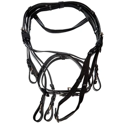 Imagen de Kerbl Brida estándar Cuero para Pura Sangre, Negro