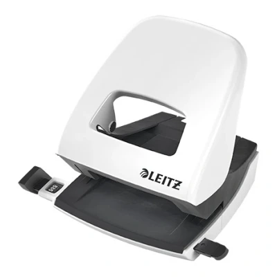 Imagen de Leitz NeXXt Series Metal Office Hole Punch Perforador de papel (Color blanco, 107 x 137 100 mm, Metal)
