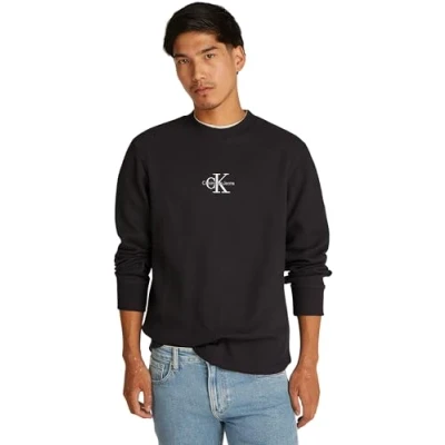 Imagen de Calvin Klein Jeans Monologo TEE Camiseta de manga larga, Hombre, Talla: XS, Black