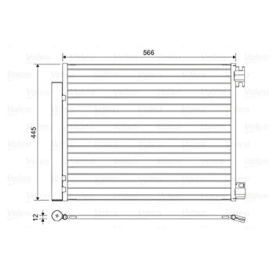Imagen de VALEO 822569 Condensador con secador Aluminio 452 RENAULT: Megane 4