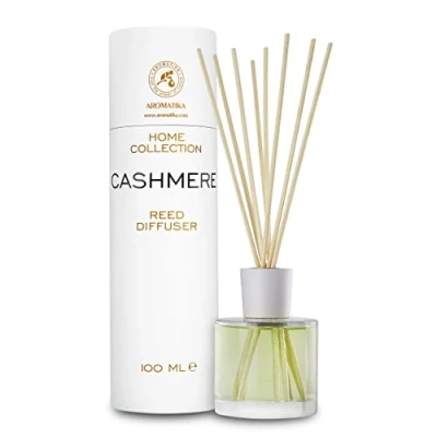 Imagen de Difusores Aromáticos Varillas Cachemira 100ml de Aromas Difusor Perfumado con Aroma Dulce Ambientador Fragancia para Habitación Carrizo Difusoras