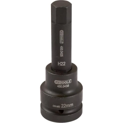 Imagen de KS TOOLS 450.0496 Cubos insertables 145 30,0 25 (1&quot;) Hexágono interior