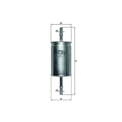 Imagen de MAHLE ORIGINAL KL 559 Filtro Combustible de tubería 8 7,9 FORD: Focus 2, Mk1 Hatchback, C Max, VOLVO: S40 II, V50, C30