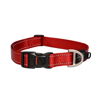 Imagen de Rogz Collar Perros, Reflectante y Extragrande de 2,54 cm