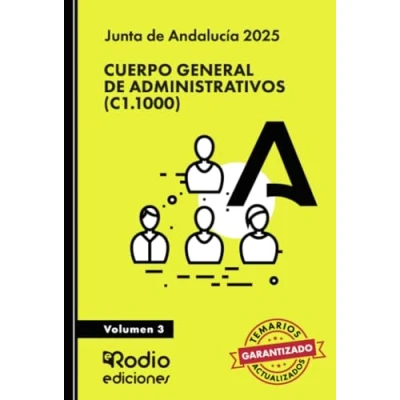 Imagen de Cuerpo General de Administrativos (C1.1000). Junta Andalucía 2025. Volumen 3: Acceso Libre