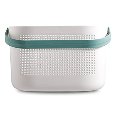 Imagen de Maxtonser Plastic Storage Basket with Handle Shower Caddy Bins Shampoo Organizer Bathroom,Storage Holder