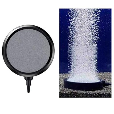 Imagen de Disco de Burbuja para Acuario Tanque Peces,1Pc 10.7CM Oxígeno Bomba Piedra Burbujas Aire Difusor Accesorios Peces