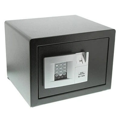Imagen de BURG WÄCHTER Caja fuerte móvil con cerradura de combinación electrónica y huella dactilar, Point Safe, 20,5 l, 14,5 kg, P 2 E FS, Negro