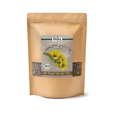 Imagen de Biojoy Flores de Gordolobo BÍO (250 g), secadas y cortadas, ideales para Infusión (Verbascum tapsus)