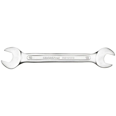 Imagen de GEDORE R05101013 Llave de dos bocas Acero cromo vanadio mate satinado, cromado