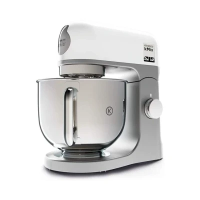 Imagen de Kenwood kMix KMX750WH Robot de Cocina Multifunción, 1000 W, Bol Metálico 5 L con Asa, Gancho para Amasar, Varillas, Mezclado K, Acero Inoxidable, 6 Velocidades, Color Blanco