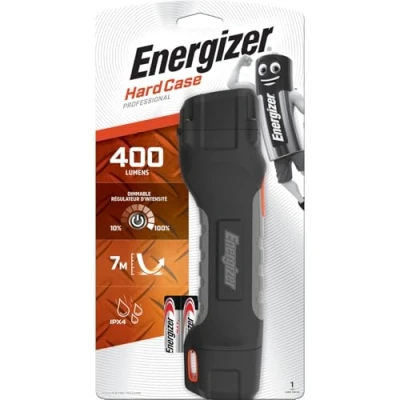 Imagen de Energizer Linterna LED, Profesional de Pilas, Resistencia a Caidas y Agua, 400 Lumenes, Pilas Incluidas