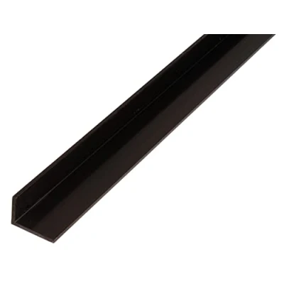 Imagen de Alberts 471521 Perfil angular, Plástico, negro, 1000 x 40 10 mm
