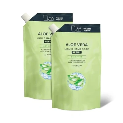 Imagen de by Amazon Recambio de Jabón para manos, Aloe Vera, 2 x 1000ml