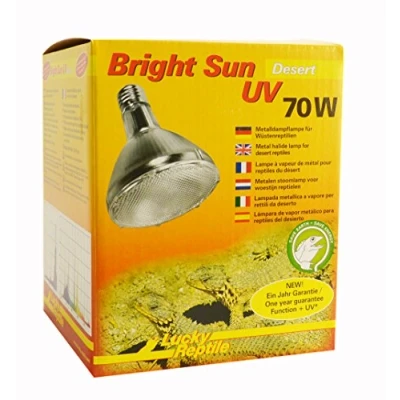 Imagen de Lucky Reptile Bright Sun UV Desert Lámpara de haluro metálico 70 W para enchufes E27