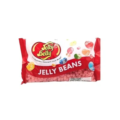 Imagen de Jelly Belly Beans, grageas con sabor a algodón de azúcar, bolsa 1 Kg, caramelos masticables en forma judías