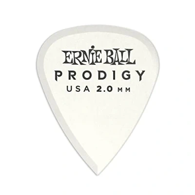 Imagen de Ernie Ball Prodigy Púas para guitarra, estándar, 2 mm, 6 unidades, color blanco