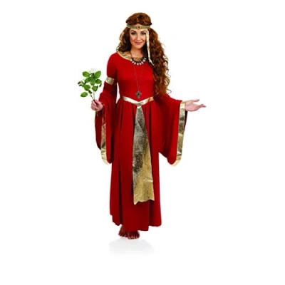 Imagen de Fun Shack Disfraz Princesa Medieval Mujer, Vestidos Medievales Traje Mujer Medieval, Trajes Carnaval Talla XL