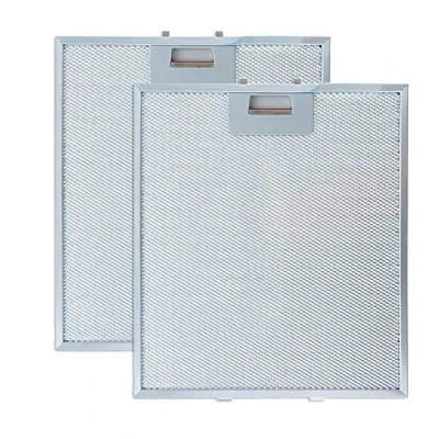 Imagen de Pack 2 Filtros Metálicos para Campana Extractora de Cocina y Acondicionadores aire KE0001781 Compatible con Campanas Fagor, Edesa, Aspes, Balay 30,5x26,8cm Color Plateado