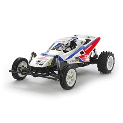 Imagen de Tamiya TAM58643 1:10 RC The Grasshopper II 2017 en vehículo, Blanco/jardín opulento