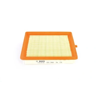 Imagen de BOSCH F 026 400 348 Filtro de aire 36,5 205 223,5 Cartucho filtrante OPEL: Adam norauto, oscaro, mister auto