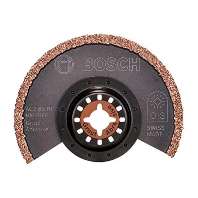 Imagen de Bosch Professional 1x Hoja de sierra segmentada ACZ 85 RT3 (para Mortero, grano 30, diámetro mm, accesorios Multiherramienta), Gris