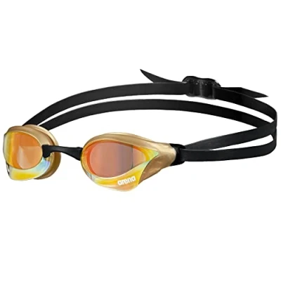 Imagen de arena Cobra Core Swipe Mirror Gafas de Natación Competición Unisex para Adultos, con Lentes Espejo Curvadas, Antivaho, Protección UV, 5 Puentes Nasales Intercambiables