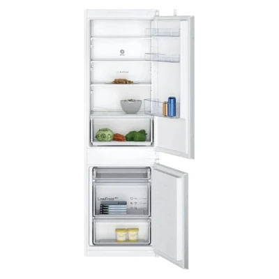 Imagen de Frigorífico combi integrable Balay 3KIE711S, Low Frost, 177 cm, 267 l, Cajón Fresh, Blanco