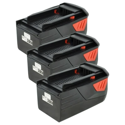 Imagen de Vhbw 3x batería compatible con hilti te6 ali, a36, te 6 a36 avr, 500 cpc 36v herramienta (6000 mah, li ion, 36 v)
