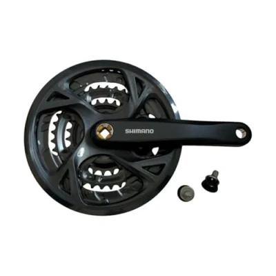 Imagen de SHIMANO Bielas 9v. Platos para Bicicletas, Adultos Unisex, Multicolor, Talla única