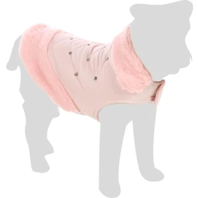 Imagen de Flamingo Abrigo de Coco para Perro, Color Rosa, 20 cm, Lavable, Resistente a Las Salpicaduras, A:20 B:26 28 C:34 38 cm