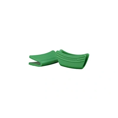 Imagen de Le Creuset Silicone Handle Grips Bamboo 12 x 6 cm Set of 2