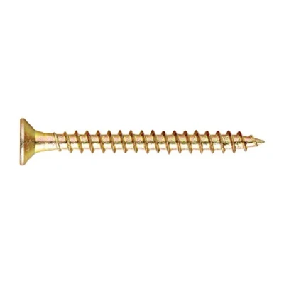 Imagen de INDEX Fixing Systems TP TO Pack de 100 tirafondos cabeza 90º avellanado, filete 40º lubrificado (recubrimiento bicromatado, 4 x 60 mm)