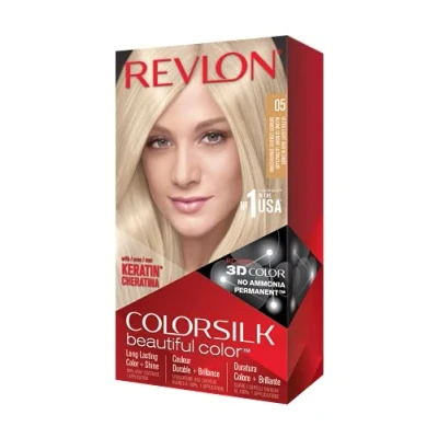 Imagen de Revlon Colorsilk Tinte 05 Rubio Ceniza Ultra Claro 1 Unidad