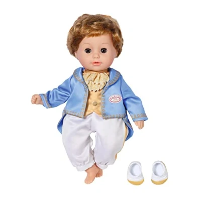 Imagen de Baby Annabell Little Sweet Prince 707104 Muñeco de Tela súper Suave 36 cm con Ojos Que se cierran Incluye Top 2 en 1, Pantalones y Zapatos Edad: 1+ años