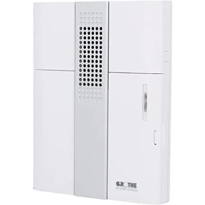 Imagen de Grothe 47229 Croma 50 Melody Gong con 3 melodías, blanco y plateado