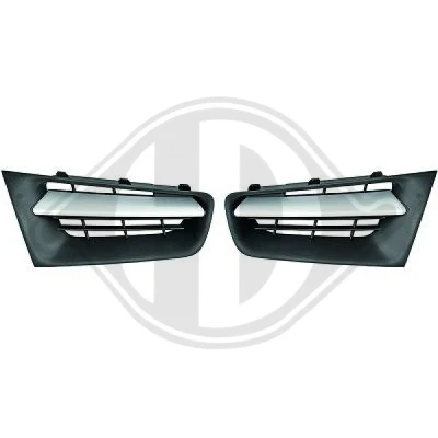 Imagen de DIEDERICHS Priority Parts 4464140 Parrilla negro/plata RENAULT: MEGANE 2, 2 Coupe Cabriolet, Kombi norauto, oscaro, mister auto
