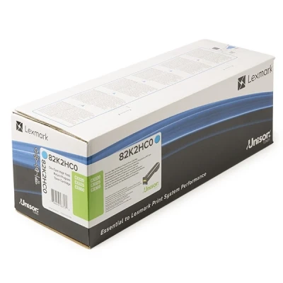 Imagen de CX860dte Lexmark 82K2HC0 toner cian XL (original)