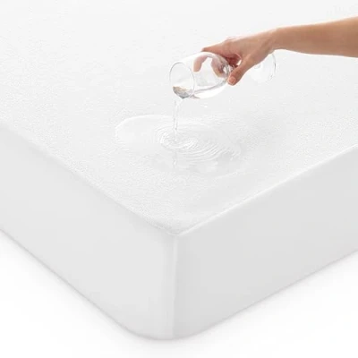 Imagen de Todocama Protector de colchón/Cubre colchón Ajustable, Rizo, Impermeable y Transpirable. 3005 (Todas Las Medidas Disponibles). (Cama 200 x 190/200 cm)