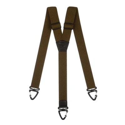 Imagen de Olata Tirantes Resistentes En Forma De Y Con Clips Mosquetón Plástico 4 cm. Verde Oliva