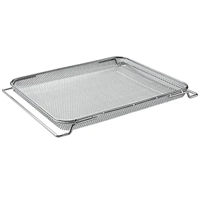 Imagen de cesta de malla antiadherente, bandeja aire, rejilla alambre, asado, aire para horno
