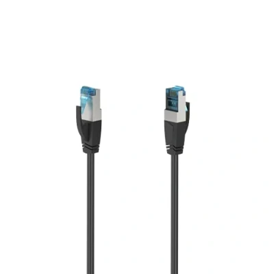 Imagen de Cable de red Hama 00200682, RJ45, 5 m, Cat 6A, 10 Gbit/s, Negro