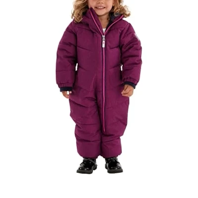 Imagen de Killtec Girl&#039;s Mono/traje para la nieve con aspecto de plumón y capucha Twinkly MNS ONPC B, orquídea, 98/104, 35480 000