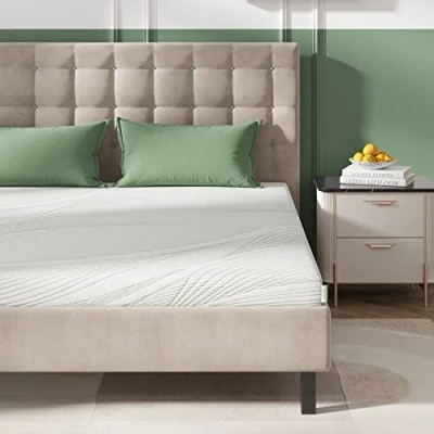 Imagen de Novilla Colchones 180x200, Colchón de Espuma 9 Zonas, Reversible Verano/Invierno, Altura 13 cm, Transpirable y Confortable, Firmeza Media, Blanco