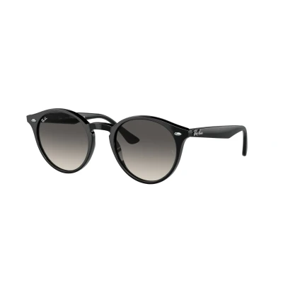 Imagen de Ray Ban Unisex RB2180 601/11 Gafas de sol Acetato Negro Gris Redonda Normal Sombreado